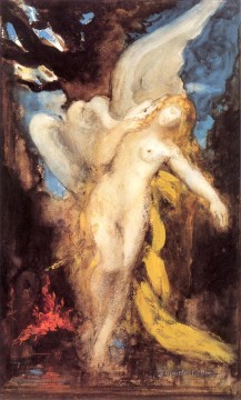 Gustave Moreau Painting - leda Symbolism biblical mythological Gustave Moreau